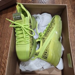 Steve Madden Maxima Rhinestone Lime Sneakers